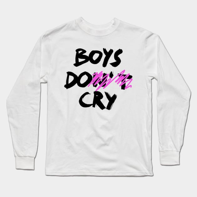 The Cure Boys Dont Cry Long Sleeve T-Shirt by StoneSoccer